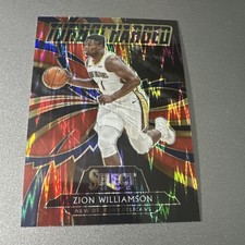 2020-21 Panini Select #3 Zion Williamson Turbo Charged Red New Orleans Pelicans