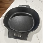New-Pampered Chef 10" Black Cast Iron Skillet #100178 2” Deep Open Box Free Ship