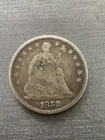 1858 Seated Liberty Half Dime #1013