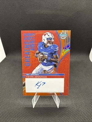 2025 Bowman U Best KEVIN JENNINGS Greatness Awaits On Card Auto ORANGE/25 #GA-KJ