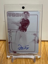 George Springer 2014 Topps Finest Baseball Rookie Autograph Card 1/1 MLB Rare