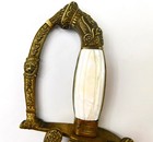 Antique Bavarian Court Official Sword Beamtendegen Blued Gilt Blade Scabbard — photo 9