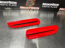 2009 PONTIAC G8 GT HOOD SCOOP VENTS RED OEM #948