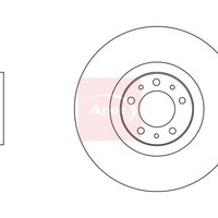Apec Ds Ds 9 X2 2020 Bremscheibe Vorne Einzel DSK3233
