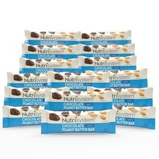 Nutrisystem Weight Loss Bars - 15 Count, Chocolate Peanut Butter, 11g Protein