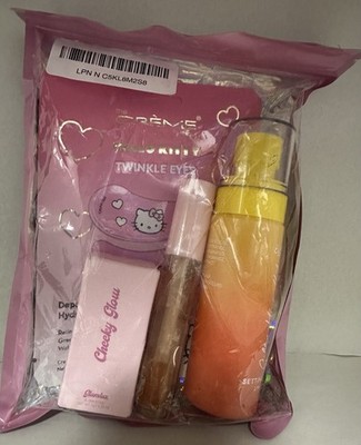 Beauty Bundle 4 Piece Under Eye Patch, Blush Stick, Lip Treatment, Setting Spray