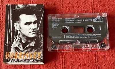 MORRISSEY - UK CASSETTE TAPE SINGLE - NOVEMBER SPAWNED A MONSTER (THE SMITHS)