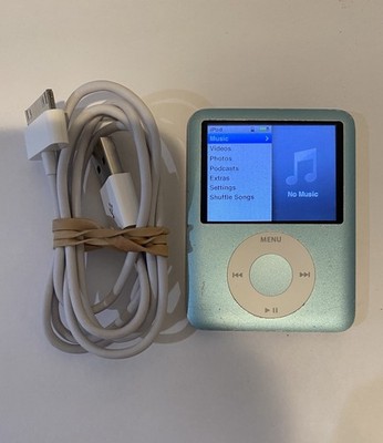 Apple iPod Nano 3rd Generation 8GB - Blue - Works Great | eBay