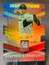 STEPHEN STRASSBURG 2015 Elite Baseball Inspirations Purple Foil /63 #BOOKEND