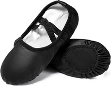 Soft Leather Ballet Shoes/Ballet Slippers/Dance Shoes Toddler/Little/Big Kid/Wo