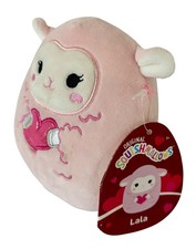 SQUISHMALLOW Lala Pink Lamb 5" Plush Heart Valentines Day 2023 See Description