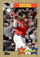2022 Topps #87AS-45 Rafael Devers 1987 Topps Baseball 35th Anniversary All-Stars