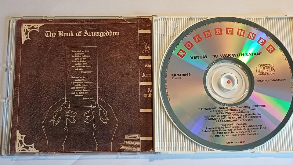 Rarität: Venom 'At War with Satan' original Erstpressung 1984 - Bild 2 von 4