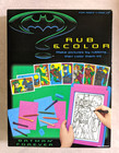 Batman Forever Rub & Color 1995 Robin Riddler Two Face Craft House New Sealed — photo 1