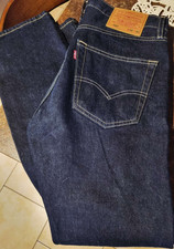 Original Levis 501 Herren Jeans Blau Denim ge...