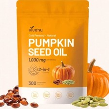 Pumpkin Seed Oil  Saw Palmetto 3000mg Bladder  Immune Support 300 Pills