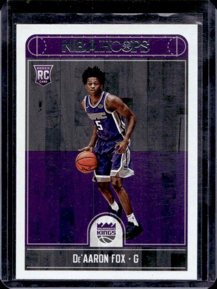 2017-18 Panini Hoops De Aaron Fox RC Rookie #255 Kings