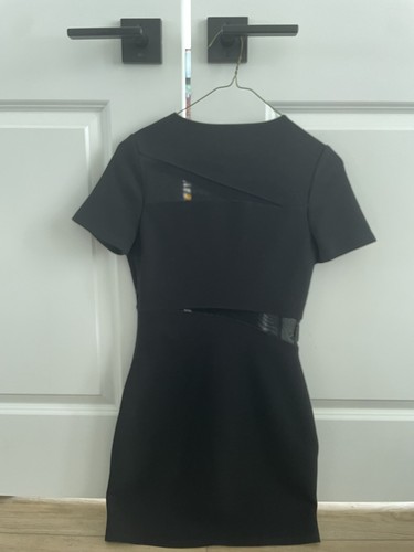 Ceinture Vintage Express Femme Taille S - Maille Dorée Et Suédine Noire, Occasion Très Bon état