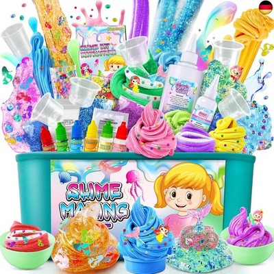 DIY Schleim Kit, Slime Making Kit für Mädchen 10-12, Butter Schleim, Wolke S