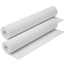AMZQNART 2Pcs EVA Foam 2mm, Cosplay Roll 2mm-Thick, 2PCS:16 59in White