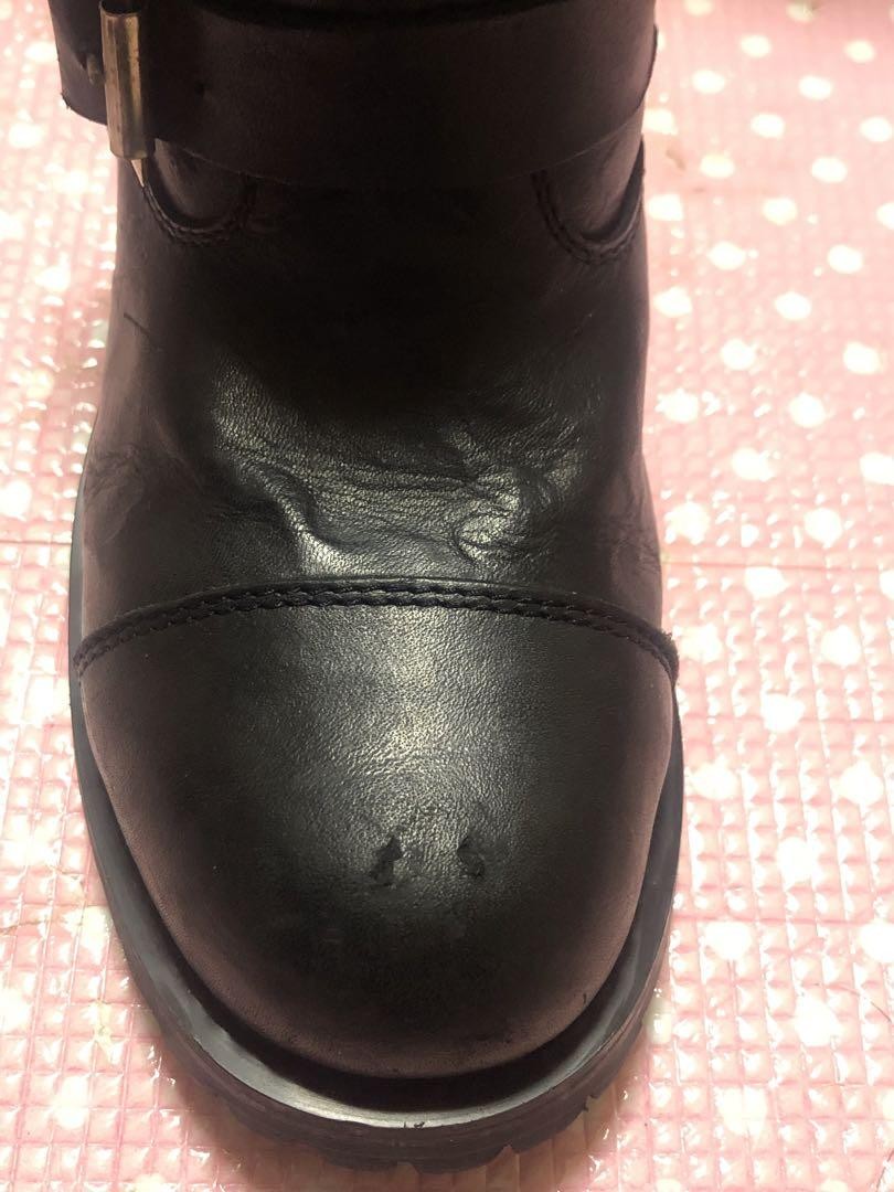 Hawkins 90s Vintage Engineer Boots Thick sole Black US5 | eBay
