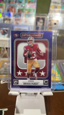 2025 Panini Optic Donruss Brock Purdy Captain In Charge /25