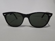 Ray-Ban RB2185 Wayfarer II Sunglasses Black Frame 55-18 145 Italy