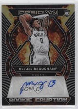 2022-23 Panini Obsidian Rookie Eruption 48/149 MarJon Beauchamp #RE-JMM Auto 0c3