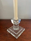 Vintage Waterford Crystal Metropolitan Taper Candle Holder 4" Perfect Condition