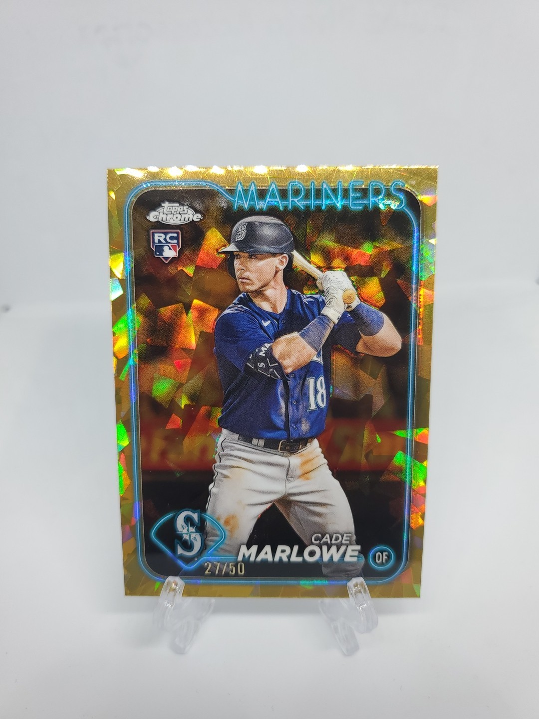 2024 Topps Chrome Sapphire Edition - Cade Marlowe #286 Gold /50 (RC)