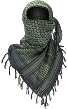 Military Shemagh Tactical Desert Scarf / 100 Cotton Keffiyeh Scarf Wrap for Men