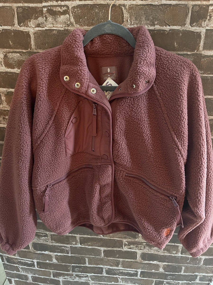 NWT Free People Movement Hit the Slopes Fleece Jacket Snap  display picture 3
