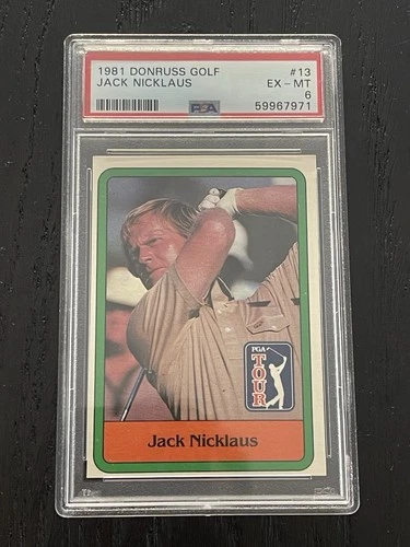 1981 Donruss Golf Jack Nicklaus #13 PSA 6 - UNDERGRADED Mint Regrade?