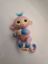 Wowwee Fingerlings Pink Purple Monkey with blue hair