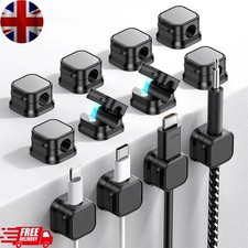 Cable Holder Magnetic Cable Wire Clip Tidy Cord Lead Organizer USB Charger