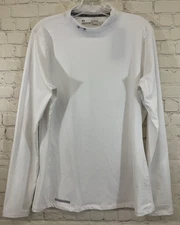 Under Armour 1215968 Women's COLDGEAR Fitted Long-Sleeve Compression Shirt White
