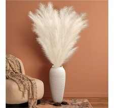 Zeyune 5 pcs 71'' Large Faux Pampas Grass Decor. FREE S H