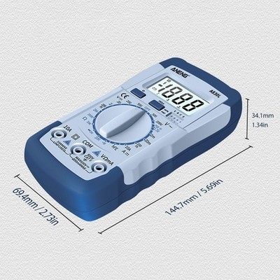 Digital Multimeter A830L mit 200mV bis 600V DC 200V bis 500V AC Messung
