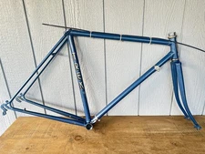 1980ish Trek 412 Road Bike Frame 53x54cm Large Lugged Steel