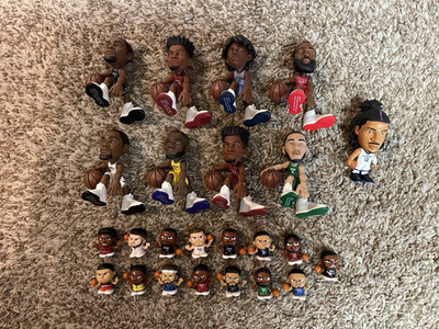 Interactive Play Technologies Small-Stars Minis Lot + BONUS Small NBA Stars