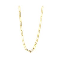 Cavill Silberhalskette Sterling Silber 925 Vergoldet 60 Cm Damen Modern