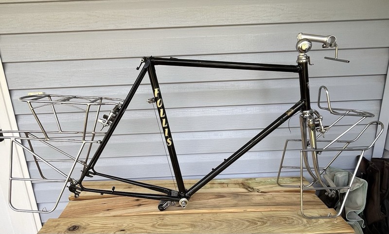  Follis 70s Campeur Bicycle Frame.  Like Rene Herse, Alex Singer, Jo Routens