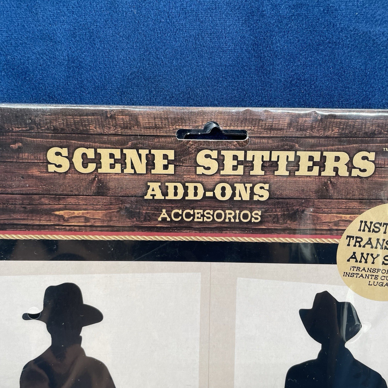 Silhouette Cowboys Scene Setter Add-On Wild Western Party Wall Decorating Kit