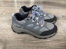 Merrell Shoes Youth 5 M Moab 2 Low Lace Hiking Sneakers Gray Lace Up MK162953