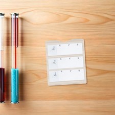 15Pcs Portable Microscope Slide Case Holder Clear Plastic Lab Organizer