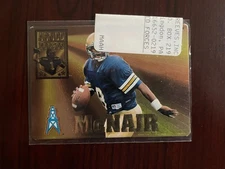 1995 Pinnacle NFL Action Packed STEVE McNAIR Houston Oilers Armed Forces AF-12