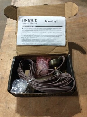 Unique Lighting Systems Quasar Down Light Weathered Brass QUA1-NL