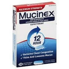 Mucinex Max Strength Chest Congestion Expectorant Tablets - 28 Count Exp:5/2026