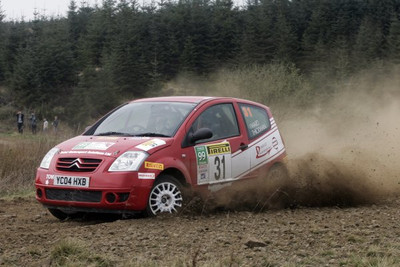 Jamie Hickman Thomas Ward 2007 WRC Rally Car Motor Racing Old Photo 1