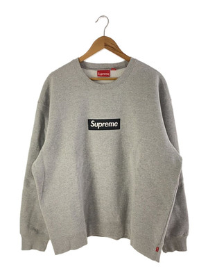 トップス M Supreme Box Logo Crewneck Heather Grey s-l400.jpg